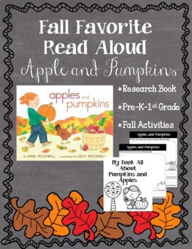Preview of Apples and Pumpkins {Reading Response and Research Book}