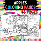 Apples coloring pages: 64 Apple Coloring Pages for Relaxat