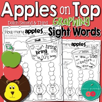 Preview of Ten Apples Up On Top Inspired Sight Words Activity | Sight Words Word Search