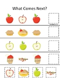 Apples Themed What Comes Next Printable Preschool Curricul