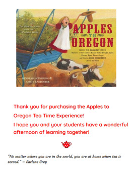Preview of Apples to Oregon Tea Time!
