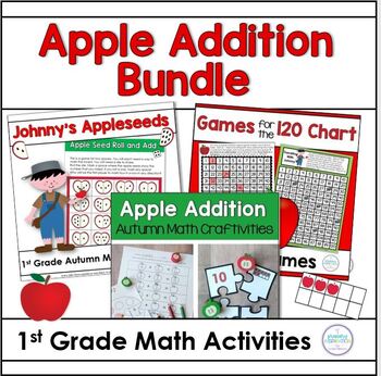 Preview of Fall Math - Apples Activity Bundle