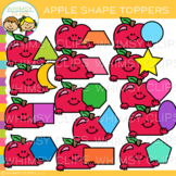Apples with Shapes Topper Clip Art