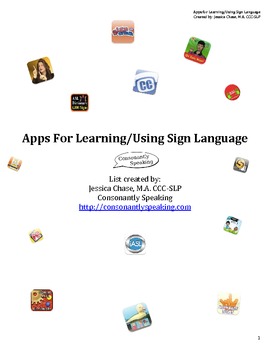 Preview of Applications for Learning/Using Sign Language