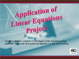 Applications of Linear Equations (project)