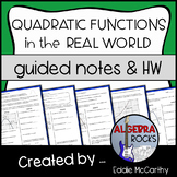 Applications of Quadratic Functions - Modeling Real World 