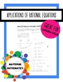 Applications of Rational Equations