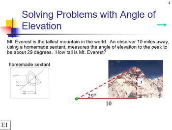 Preview of Applications of Right Triangle Trigonometry (SOHCAHTOA)