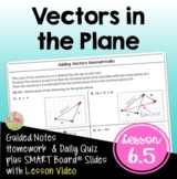 Vectors in the Plane with Lesson Video (Unit 6)