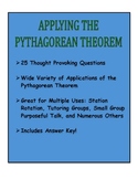 Applications of the Pythagorean Theorem Word Problems