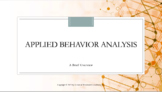 Applied Behavior Analysis: A Brief Introduction BUNDLE