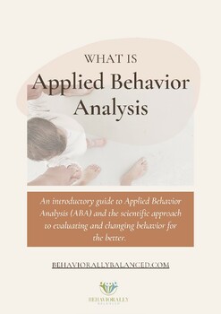Preview of Applied Behavior Analysis (ABA): The Complete Guide For Parents & Teachers
