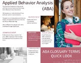 Applied Behavior Analysis (ABA) quick look