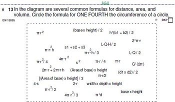 Preview of HS [Remedial] Applied Math II UNIT 7: Area & Volume (4 worksheets;7 quizzes)