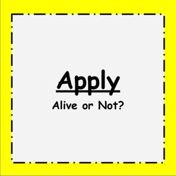 Alive Or Not Alive Worksheets Teaching Resources Tpt