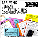 Applying Linear Relationships Activity Bundle | Parallel &