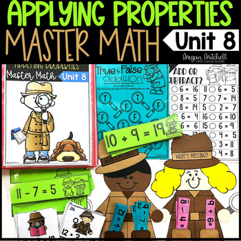 Preview of Applying Properties of Addition & Subtraction to 20 Guided Master Math Unit 8