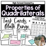 Applying Properties of Quadrilaterals - Geometry Task Card