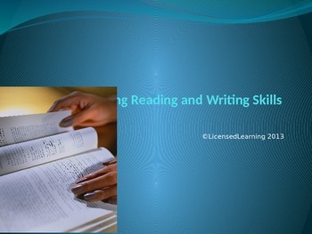 Preview of Applying Reading and Writing Skills to Science