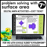 Applying Surface Area Digital Math Activity | 7th Grade Go