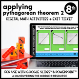 Applying the Pythagorean Theorem (set 2) Digital Math Acti
