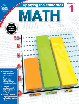 Preview of Applying the Standards Math Workbook Grade 1 Printable 104847-EB