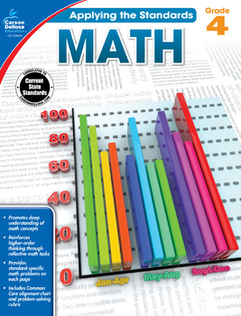 Preview of Applying the Standards Math Workbook Grade 4 Printable 104850-EB