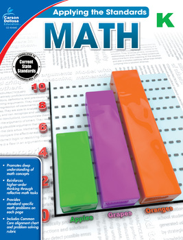 Preview of Applying the Standards Math Workbook Grade K Printable 104845-EB