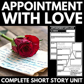 Preview of Appointment with Love Short Story Unit | Questions | Short Story Activities