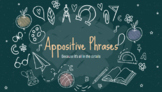 Appositive Phrase Intro/Notes/Examples
