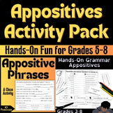 Appositives & Appositive Phrases Activity Bundle