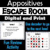 Appositives: Grammar Escape Room - ELA