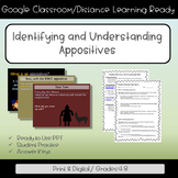 Identifying and Understanding Appositives: Distance Learni