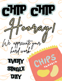 Staff Appreciation Flyer: Snacks or Chips
