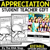 Appreciation Student Teacher Goodbye Gift Certificate End 