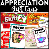Appreciation gift tags for teachers assistant principals a
