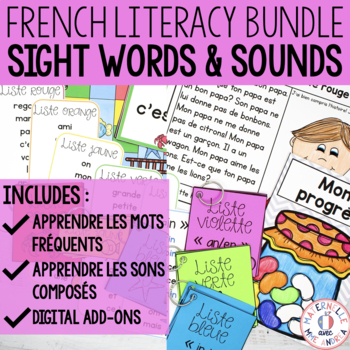 Preview of FRENCH Sight Words and Sounds BUNDLE - Les mots fréquents et les sons composés