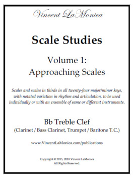 bass clarinet scales 12 major scales