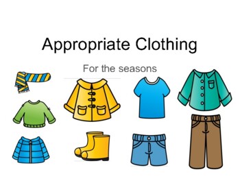 Clothes to wear for seasons