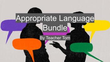 Preview of Appropriate Language Lesson Bundle