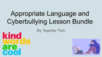 Preview of Appropriate Language and Cyberbullying Mini-Unit Bundle