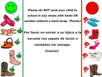 Is your child wearing suitable footwear to school?