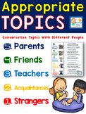 Appropriate Conversation Topics Worksheets and Puzzles