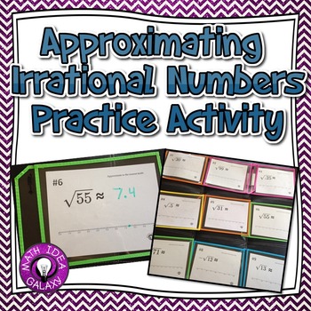 Preview of Approximating Irrational Numbers Activity with Targeted Feedback 8.NS.A.2