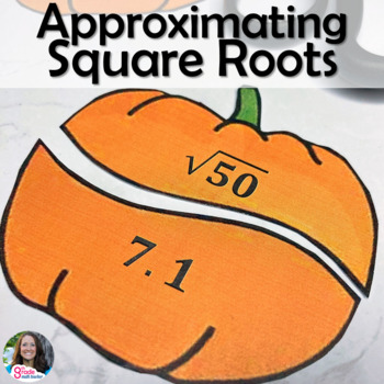 Preview of Approximating Square Roots Fall Pumpkin Matching Activity