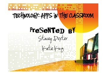 Preview of Apps for the Classroom PowerPoint (Adobe File of PowerPoint)