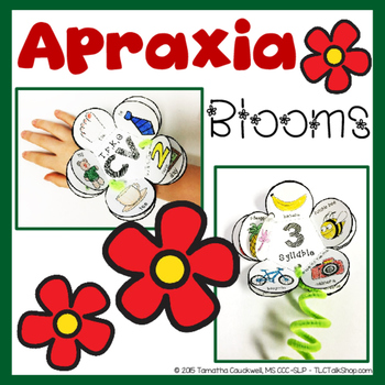 Preview of Apraxia Blooms: Flower Craft and Bracelets for Apraxia