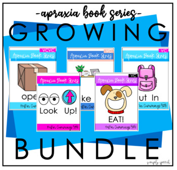 Preview of Apraxia Book Series Growing Bundle