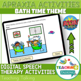 Apraxia Boom Cards Bath Theme - Distance Learning Speech Therapy