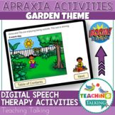 Apraxia Boom Cards Spring Garden Theme - Distance Learning